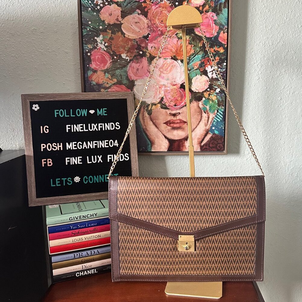 Mario Valentino Clutch with Key - EUC